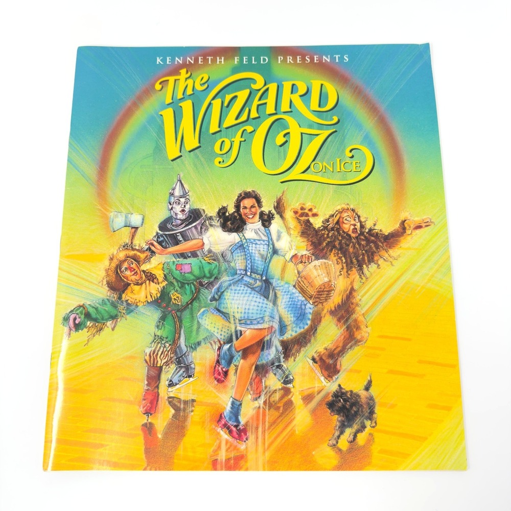 Kenneth Feld Wizard of Oz on Ice Souvenir Program Ice Capades 1995 Musical